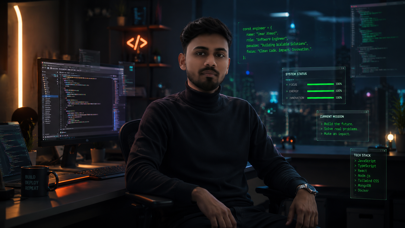 Umar Ahmed profile shot
